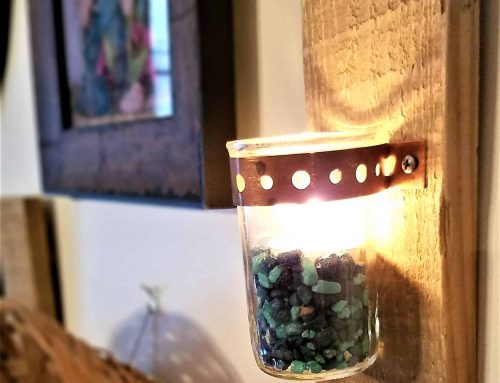 DIY candle holder